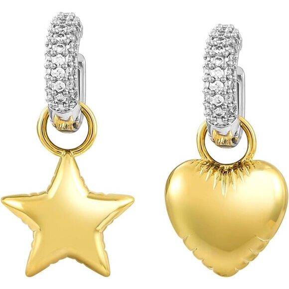 Style Star and Heart Statement Vintage Long Summer Earring for Women Jewelry - Picture 1 of 9